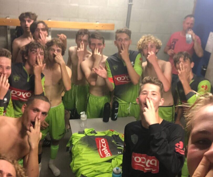 U21 winnen van op Drongen met 3-4